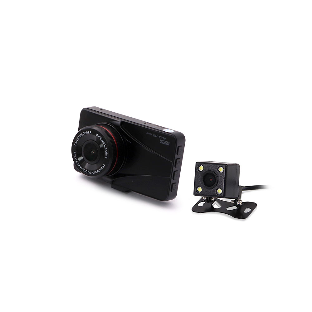 Car DVR Camera Recorder | Dash | 4" Screen | 1080p FHD