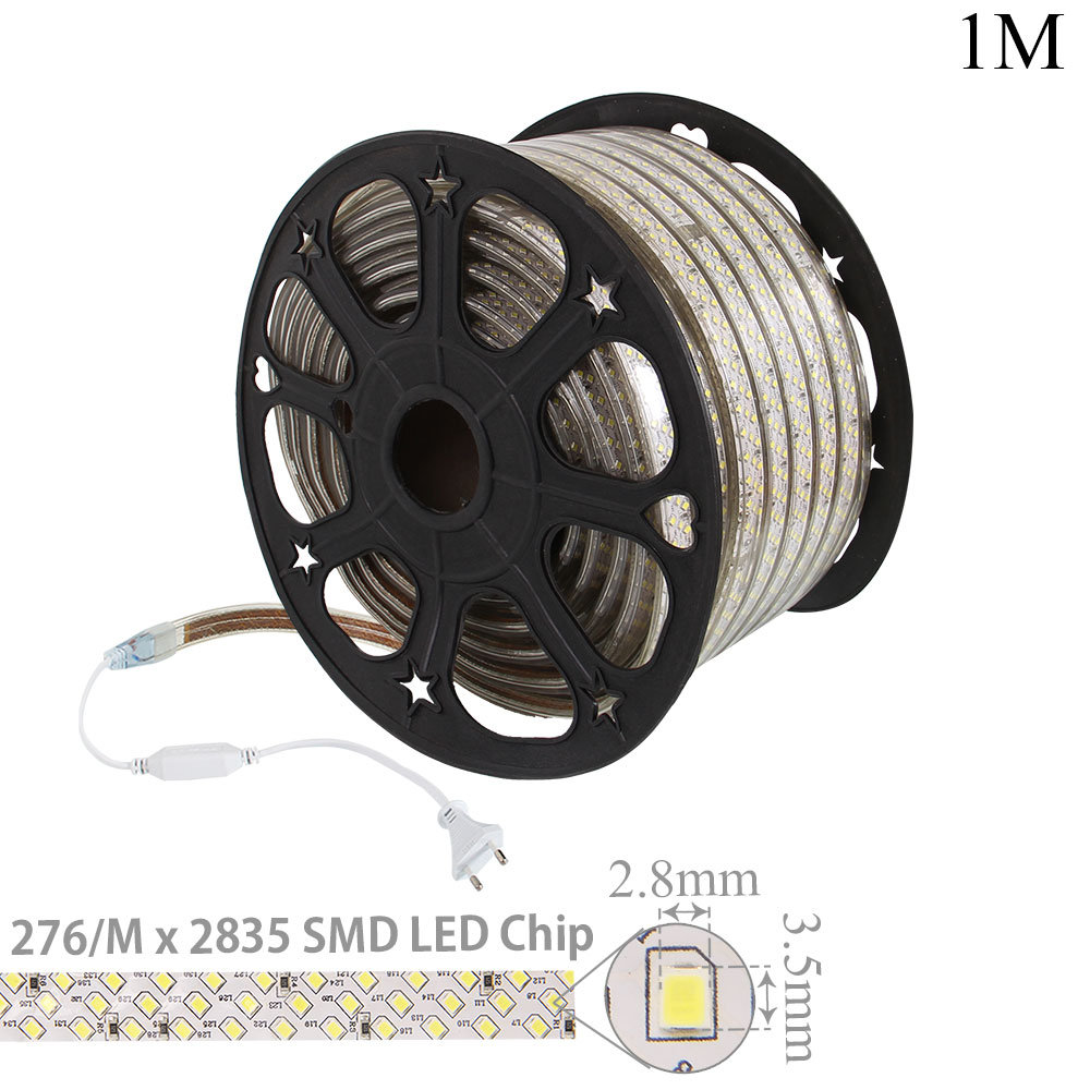 LED Rope Triple | 220V AC 9W | 2835 | White | Per Meter