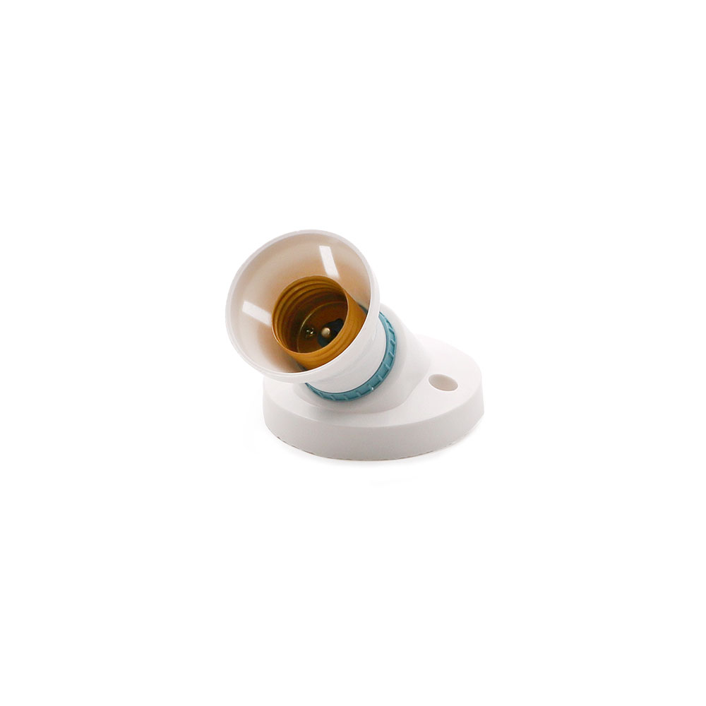 Wall Bulb Socket | E27 | 45 Degree Angle