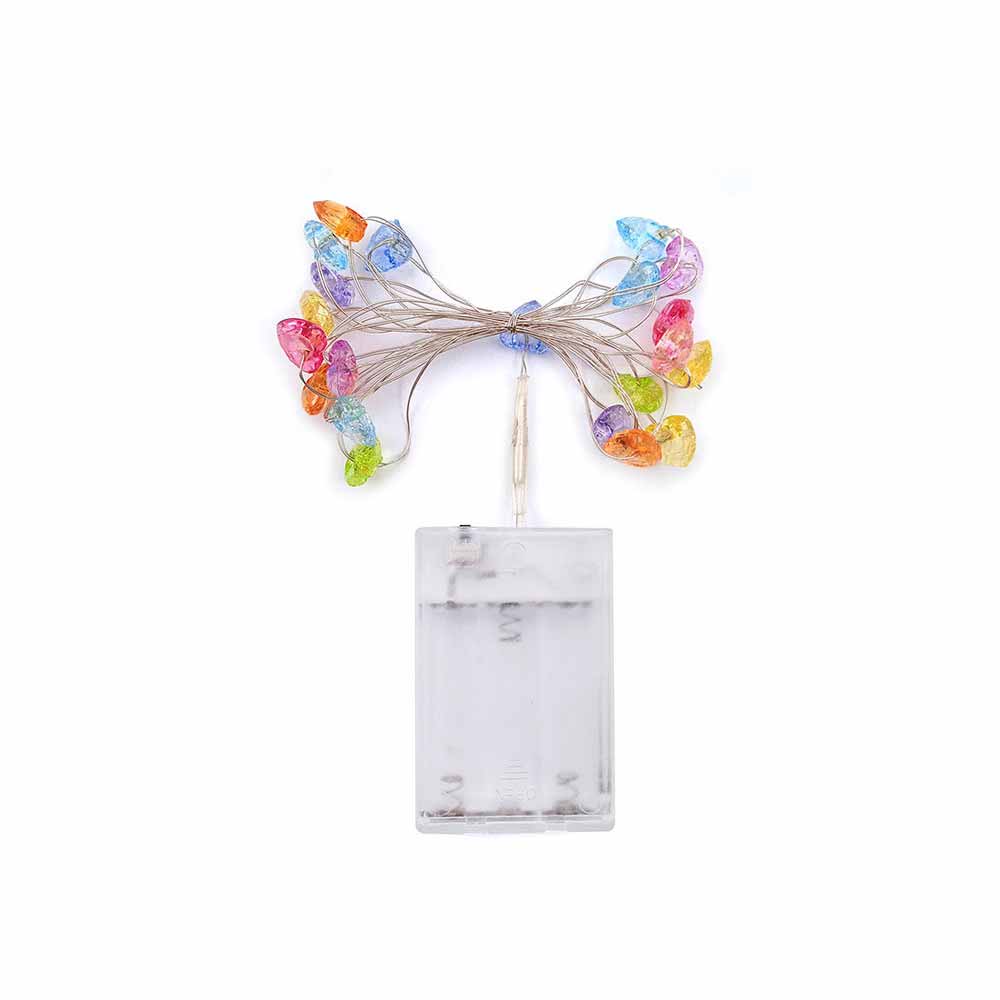 LED Fairy Light DC | Hearts | 20x LED | Multicolor | 3M