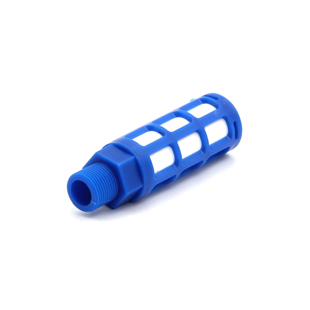 Pneumatic | Fittings | Muffler | Plastic Blue | 3/8"