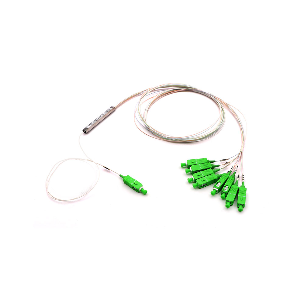 Optical Splitter | Single Mode | SC APC - 8x SC APC | Simplex