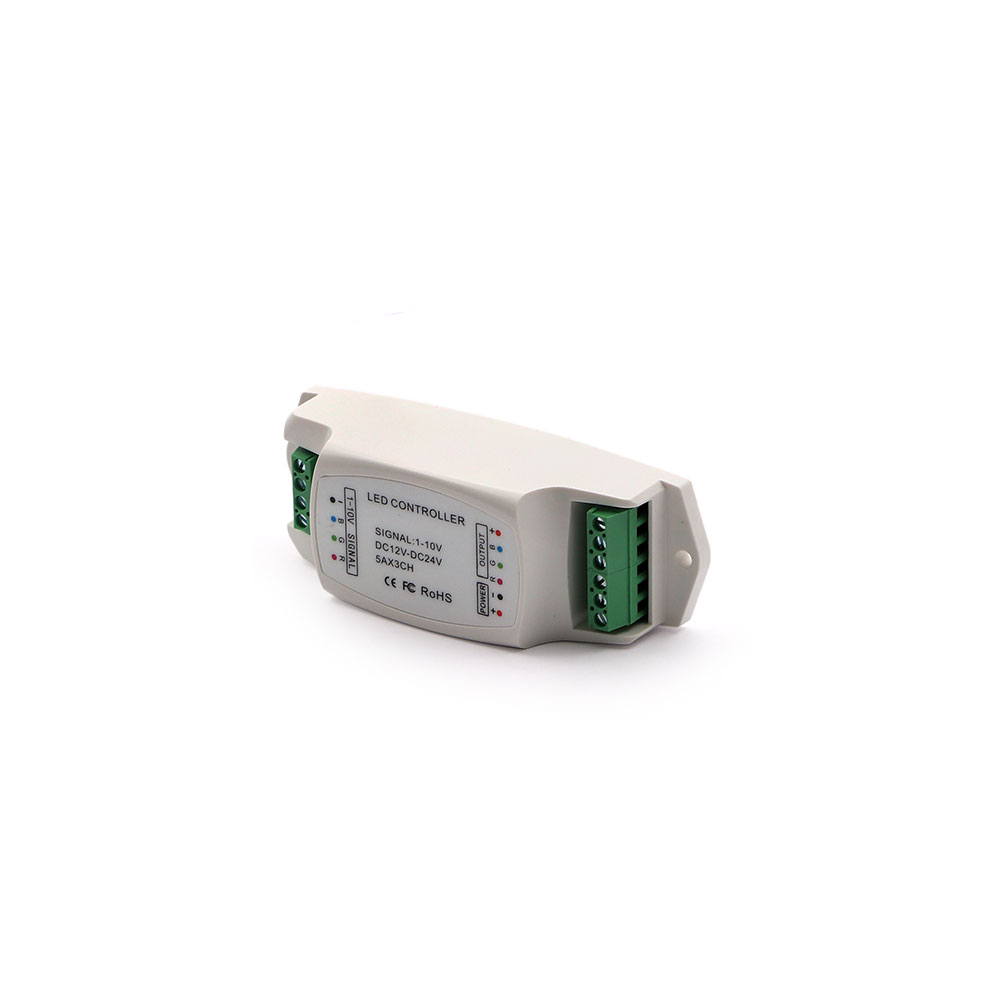 LED Dimmer | 12~24V DC - 0~10V DC | 360W | 3-Channel | RGB | Remote Controlled
