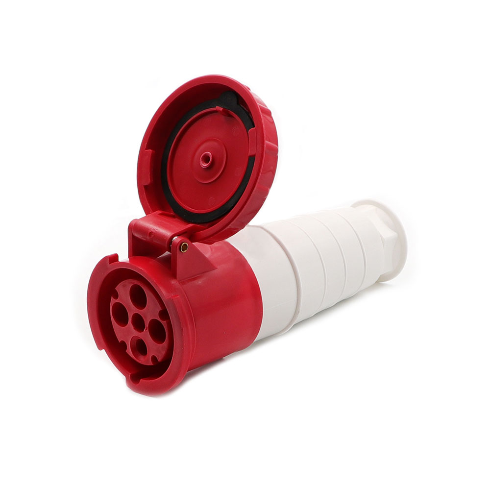 Industrial Plug | 3-Pole | Earth | Female | 63A