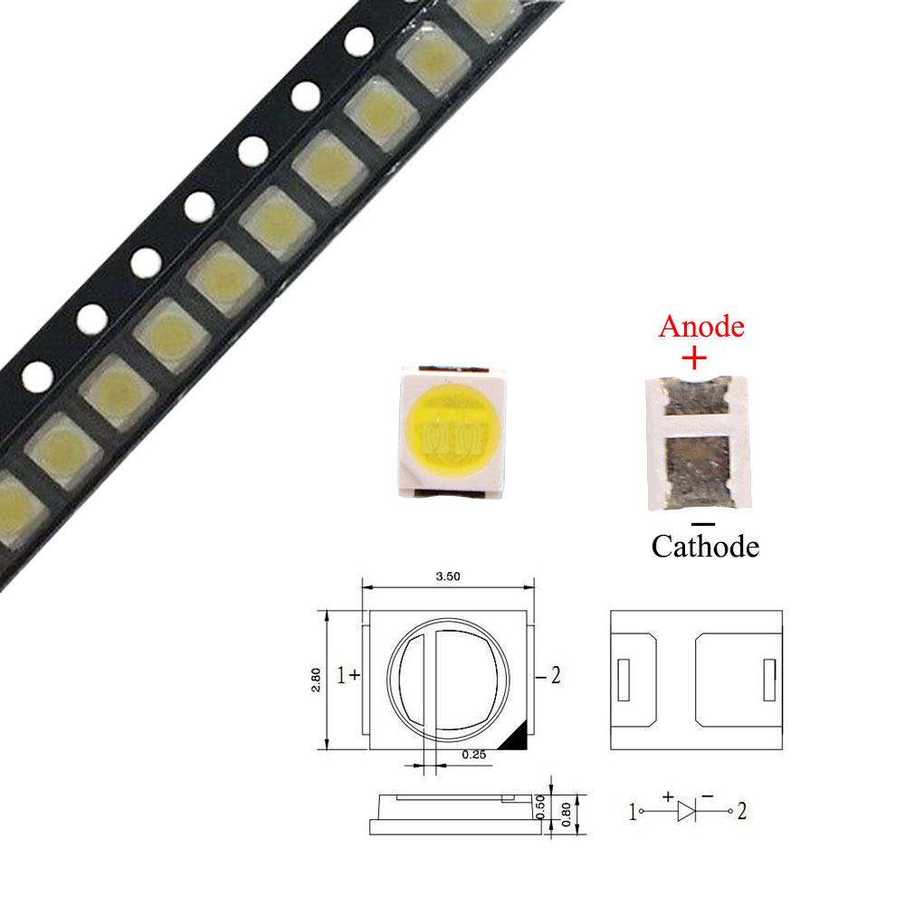 LCD TV | LED Bead | Chip SMD 2835 | 3V | 80~90LM/W | 1W