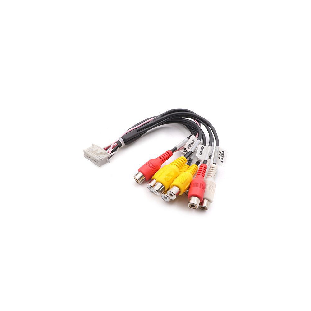 Radio Screen Fascia Panel Screen Cable | 20-pin - 8x RCA