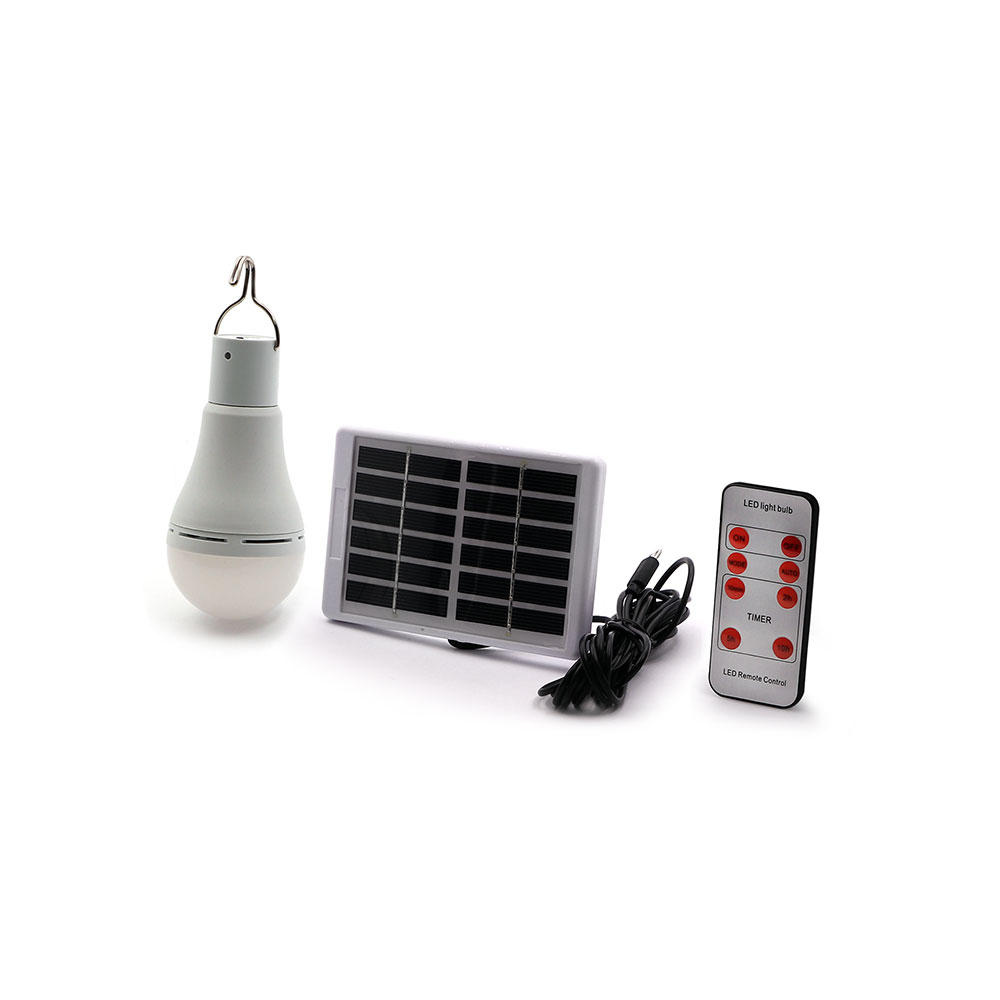 LED Light Solar Kit | 3W 1200mAh | 5M | 1x Lamp & Remote