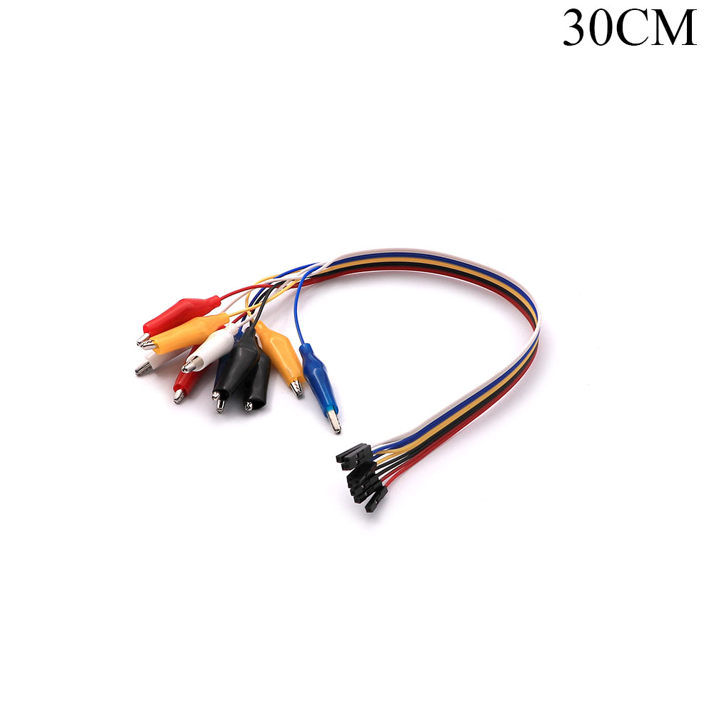 Jumper Wire Dupont - Crocodile Set Female 30cm| Breadboard | 10pcs