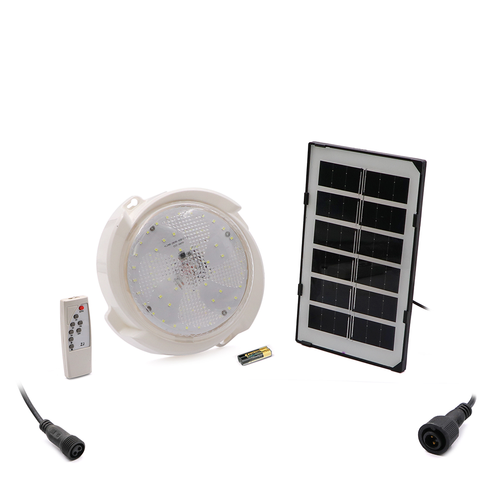 LED Solar Ceiling Lamp | 220V AC | 40W | 200mm | 6hr | White