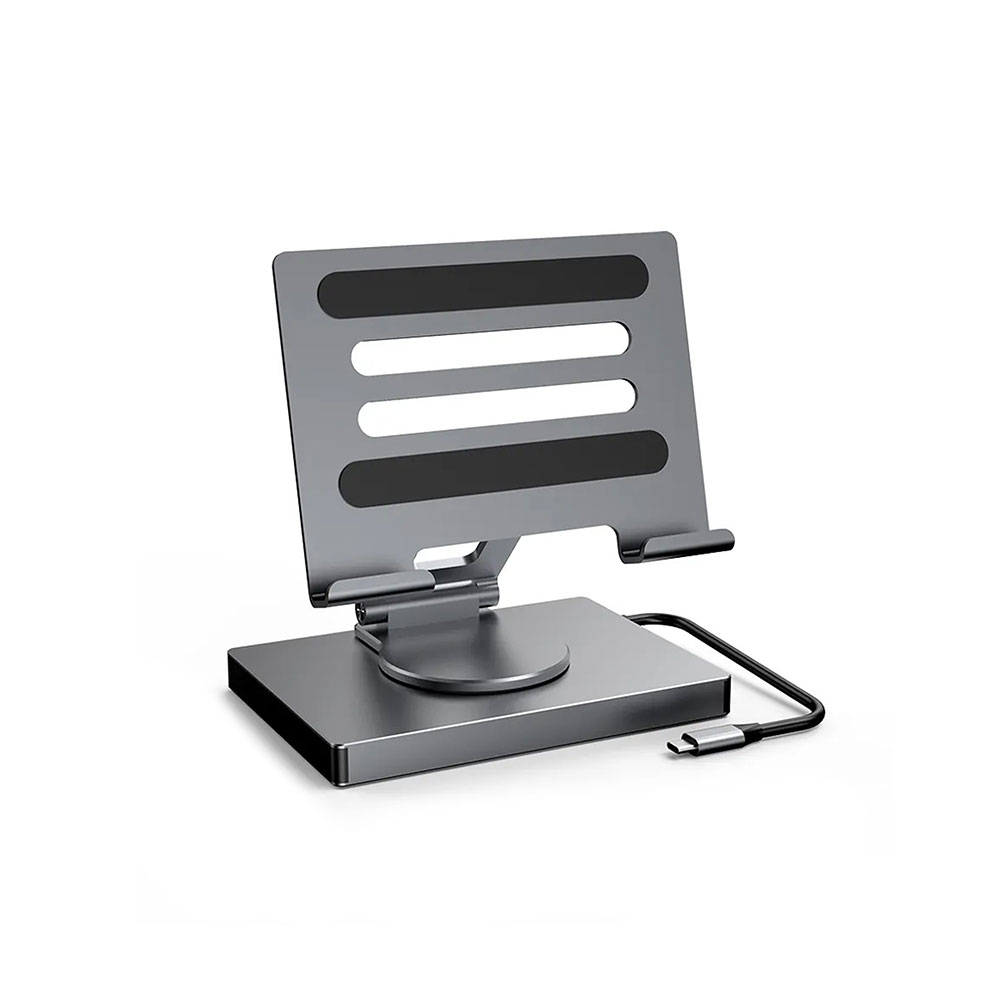 Laptop Accessories | Holder Pad & Hub 9-Port | Aluminum