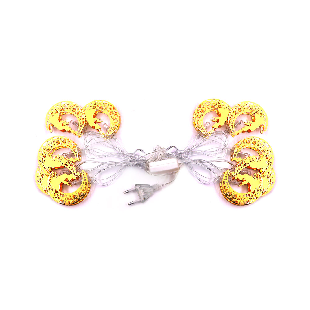 LED Fairy Light | 220V AC |  MOON & PRAYER METAL | Warm White | 2.5M