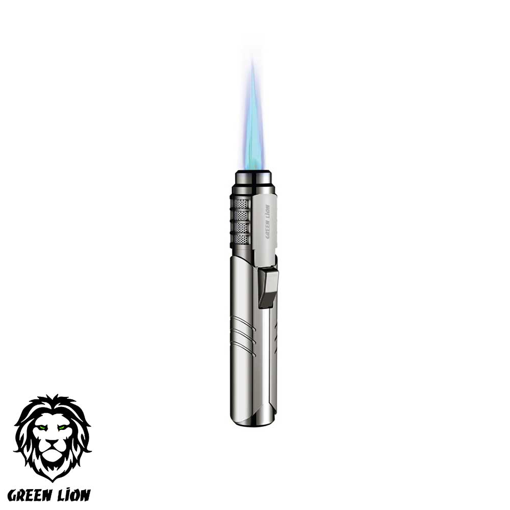 Jet Flame | 1300 Degree | Windproof | Green Lion