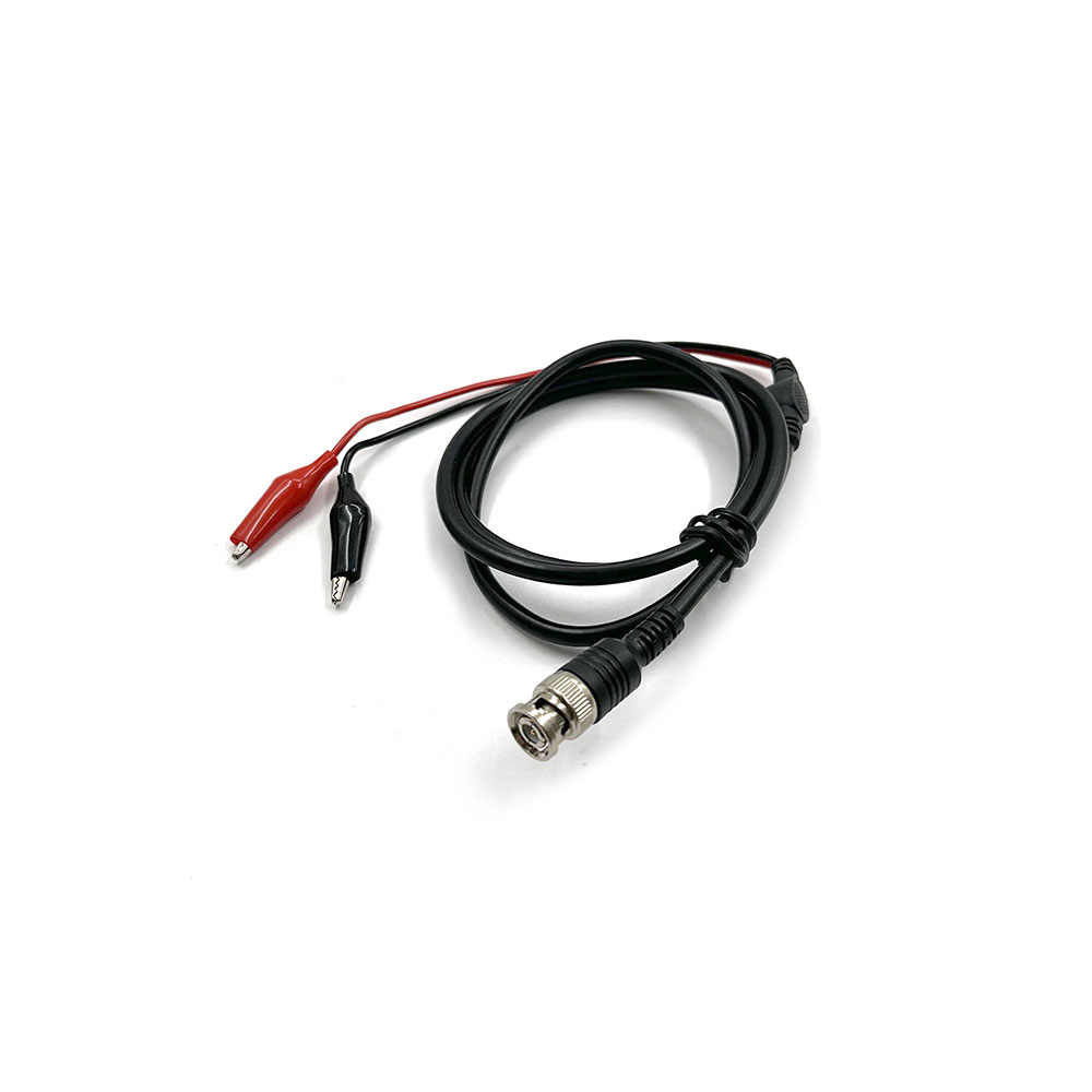 Coaxial Cable | BNC - 2x Alligator Clip | 1.2M | HQ