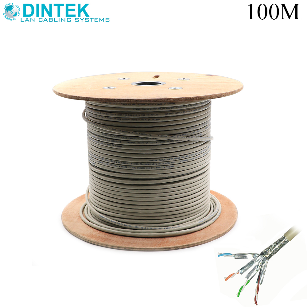 Network Cable | CAT6 | SFTP | 0.5mm | Roll 100M | Dintek