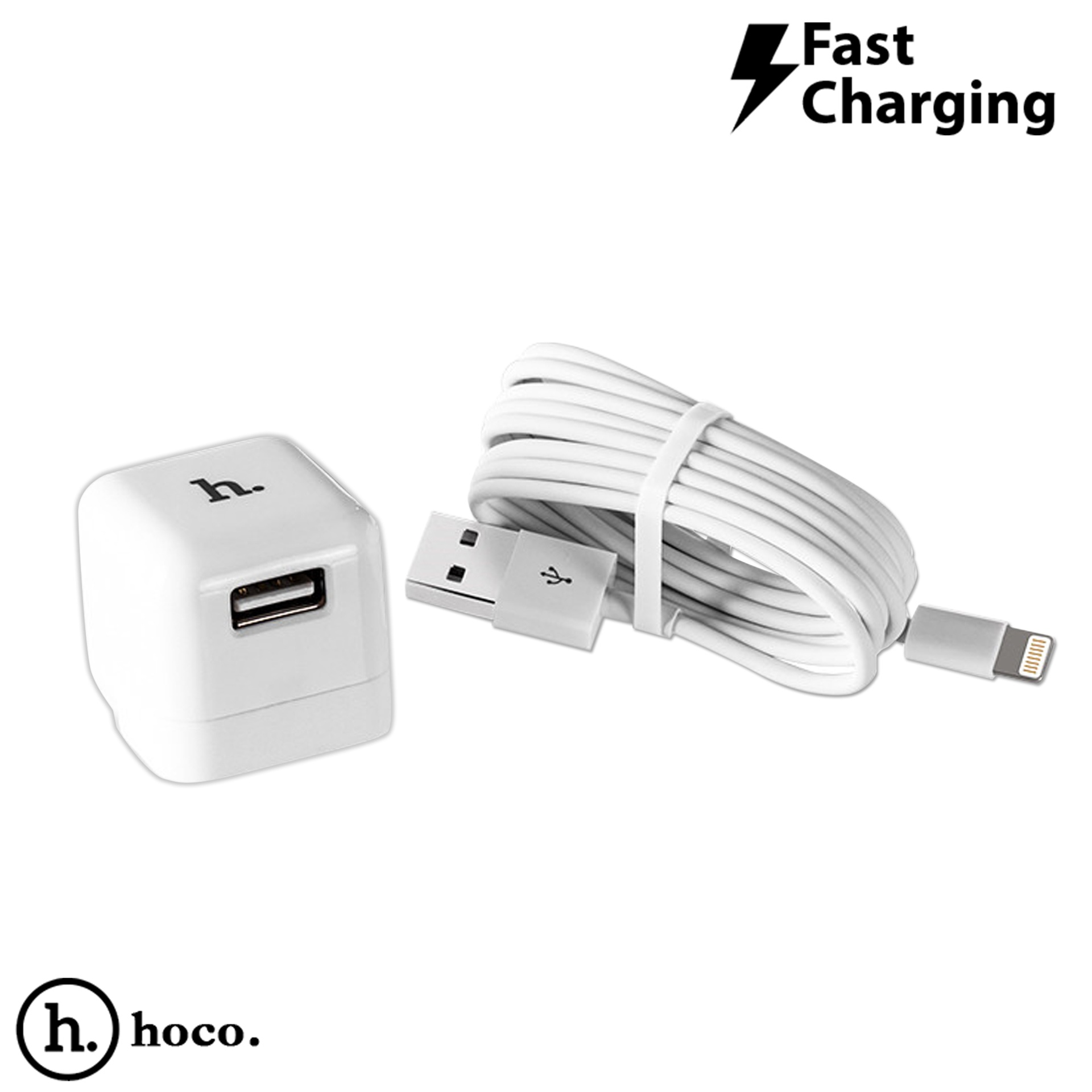 Mobile Charger & Lightning Cable | Hoco UH101