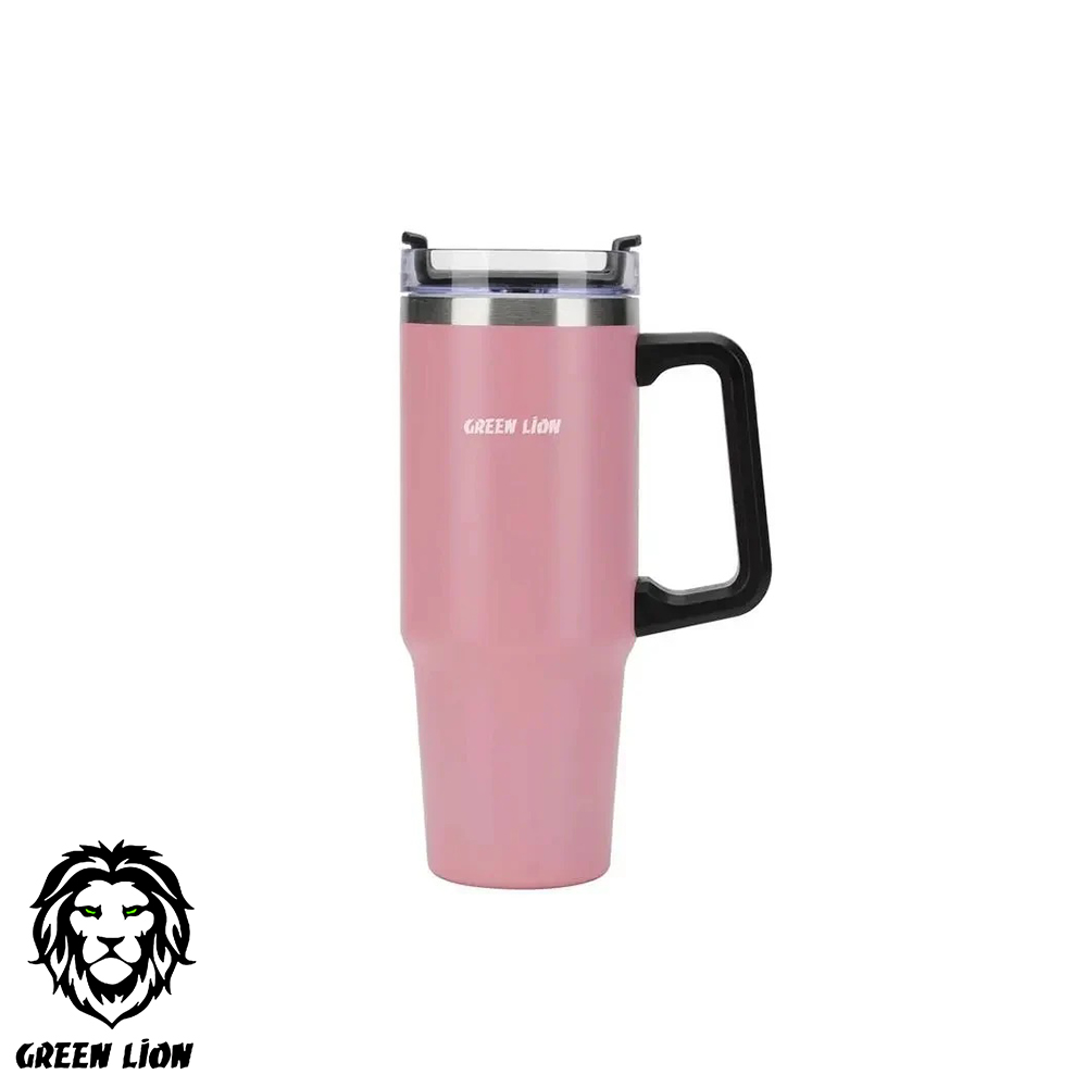 Vacuum Travel Mug | 900ml | Green Lion