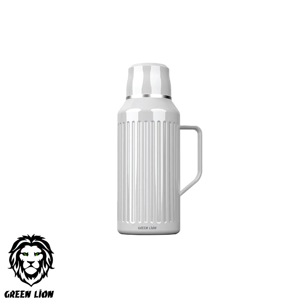 Vintage Thermal Bottle | Green Lion