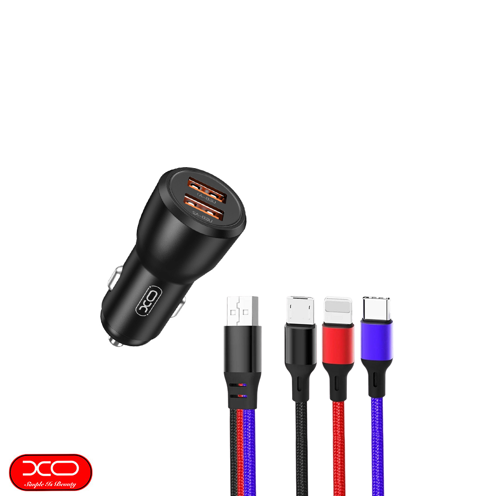Car Charger | 2x USB-A | 30W | XO CC55