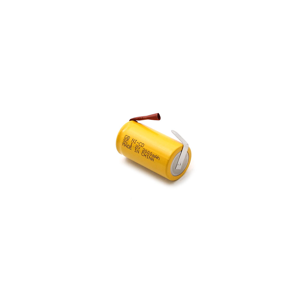 Nickel Cadmium Battery | Ni-Cd Rechargeable | SC | 1.2V 2000mA | Solder Tag | GB