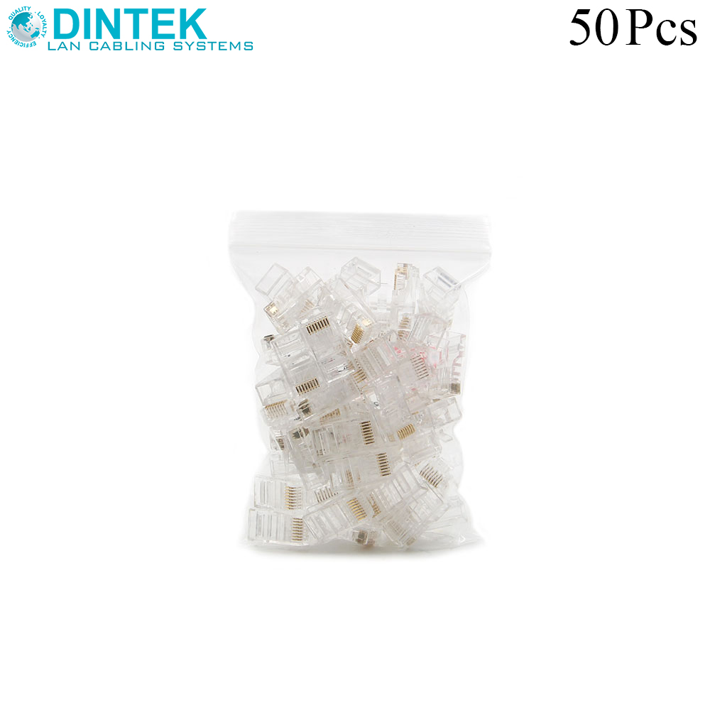 Network Plug | RJ45 CAT6 | 50pcs | Dintek