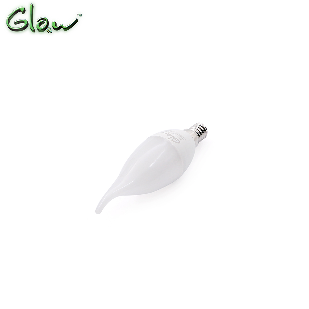 LED Bulb | E14 | 7W | White | B10 | Glow