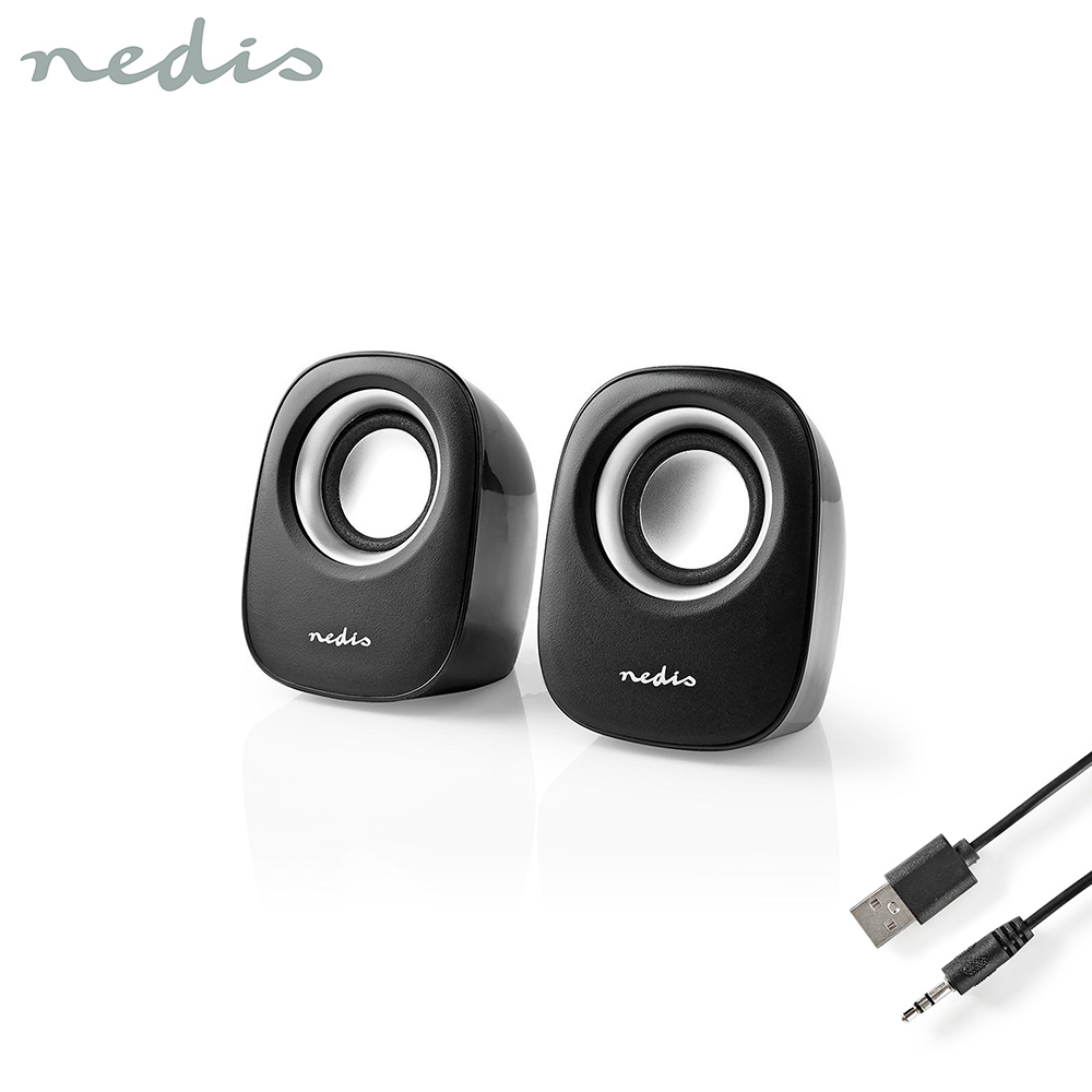 Computer Accessories | Speaker Wired | USB 2.0 | AUX | Nedis CSPR10020BK