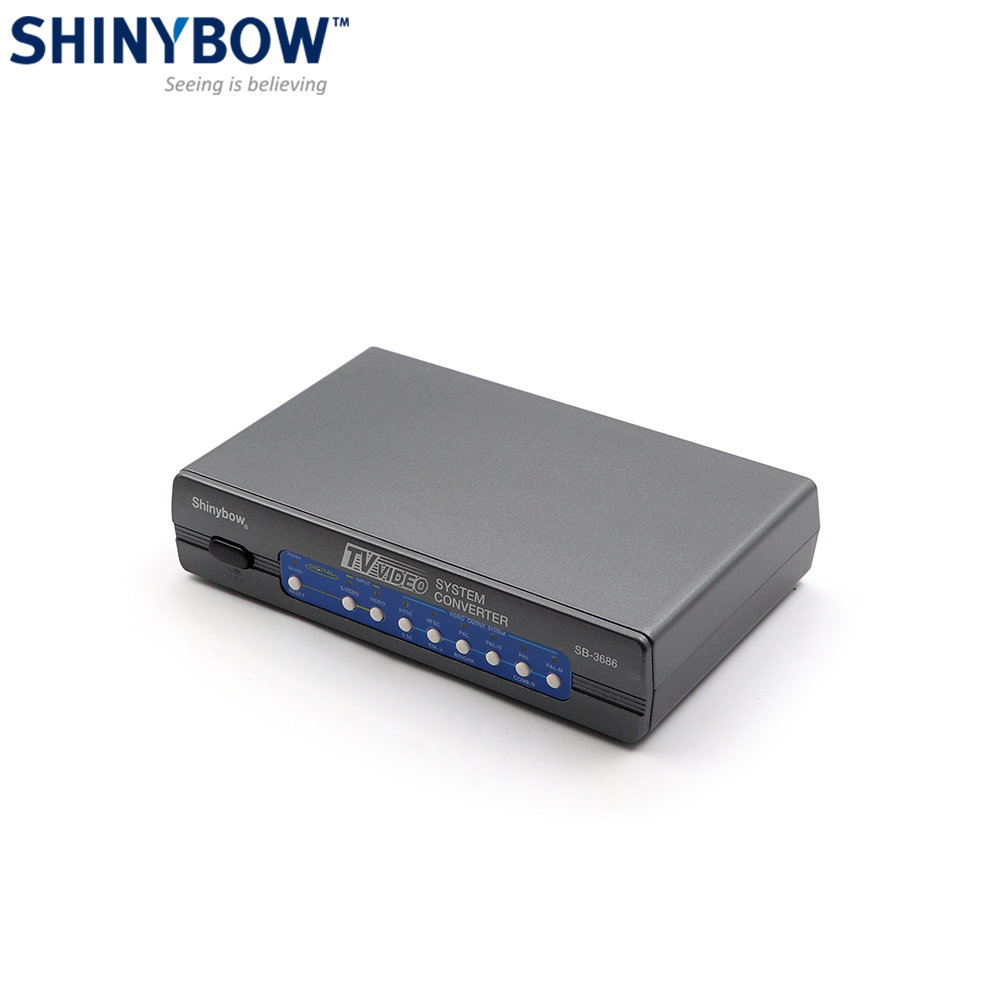 Video Converter | Digital | PAL - NTSC | S-VHS & RCA | Shinybow | HQ