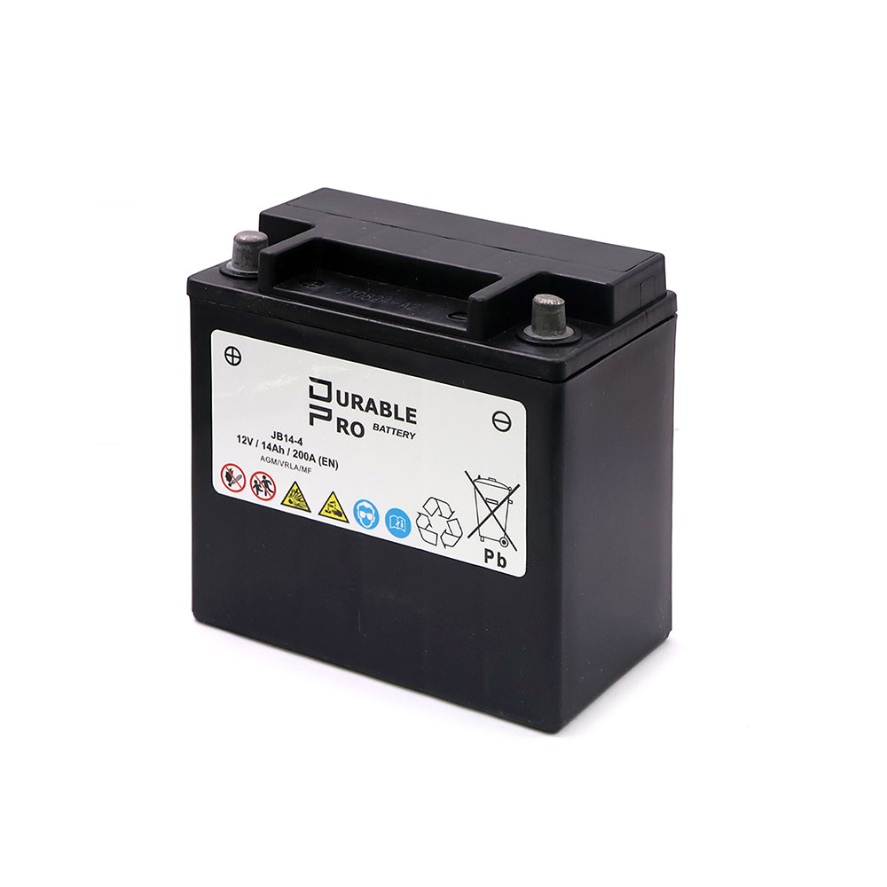 Motorcycle Battery | JB14-4 Durable Pro| 12V 14Ah