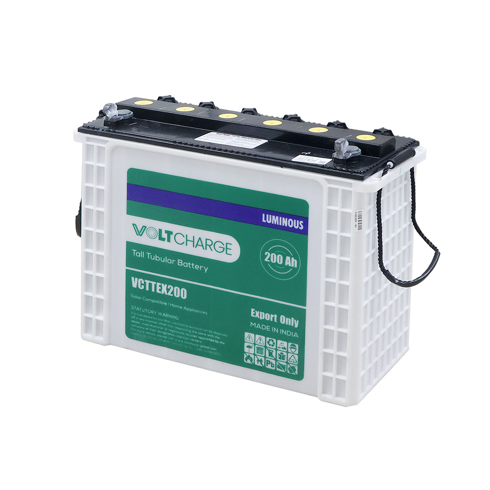 Acid Battery | 12V 200Ah | Tubular | Smarten