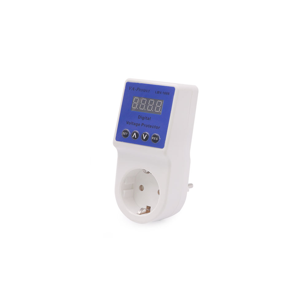 Voltage Protector | Adjustable | Digital | Plug | 16A