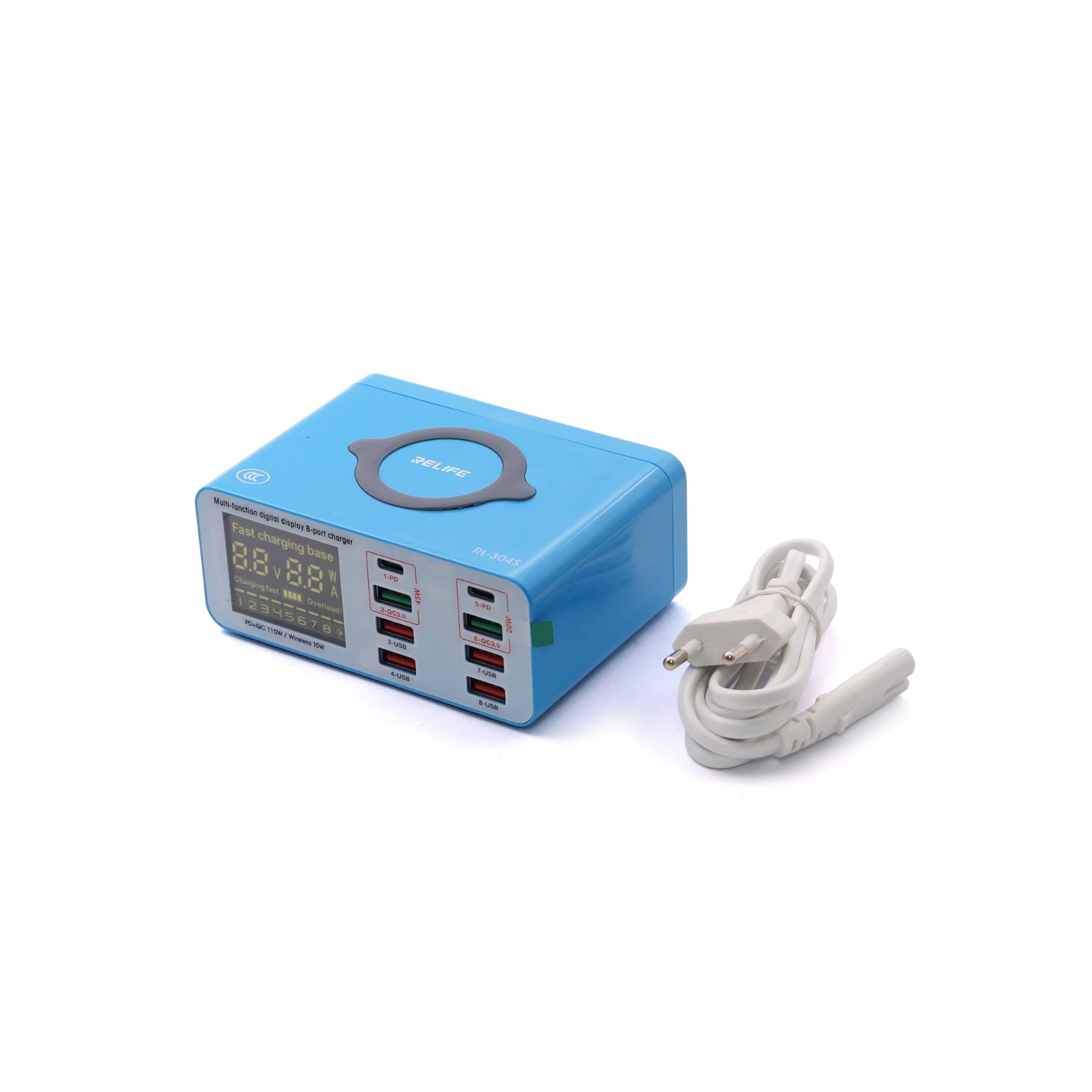 Mobile Tools | USB Charger | 8x Port | RL-304S