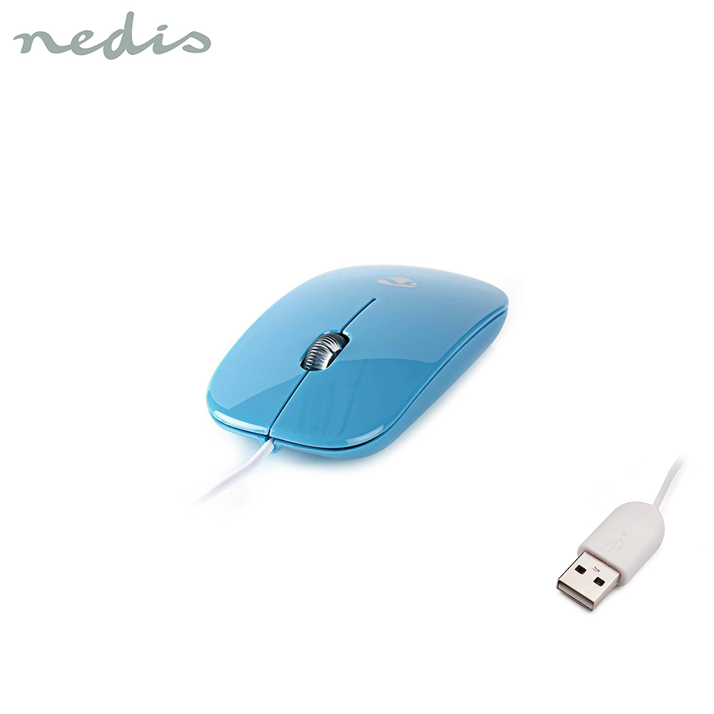 Mouse | Wired | Blue | Nedis 200