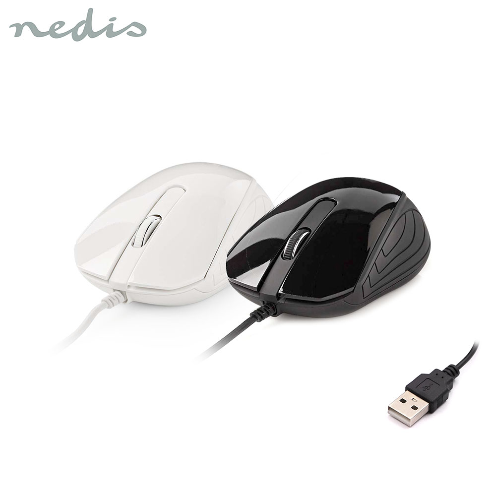 Mouse | Wired | Black | Nedis MSWD300