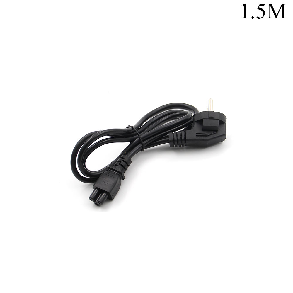 Power Cable | Schuko Plug - C5 | 3x0.75mm | 1.5M | Black