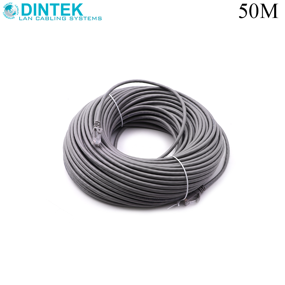 Patch Cord | CAT6 | UTP | 50M | Gray | Dintek