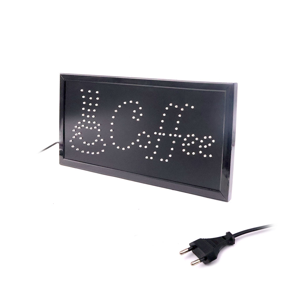 Sign LED | Cup & Coffee | 48x25cm