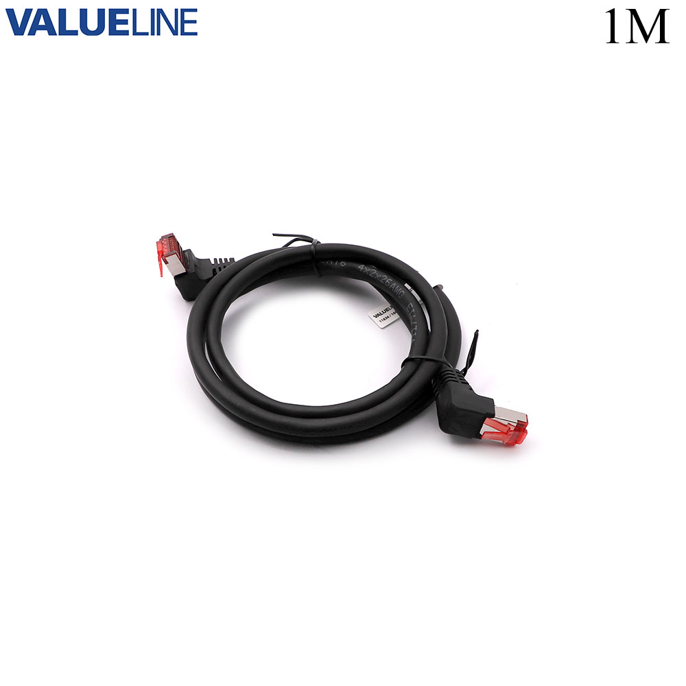 Patch Cord | CAT6 | STP | 1M | Both Side 90 Degree | Nedis