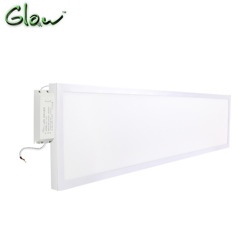 LED Panel Ceiling Mount | Rectangle | 220V AC 60W | 1200x300mm | White | White Frame | Glow