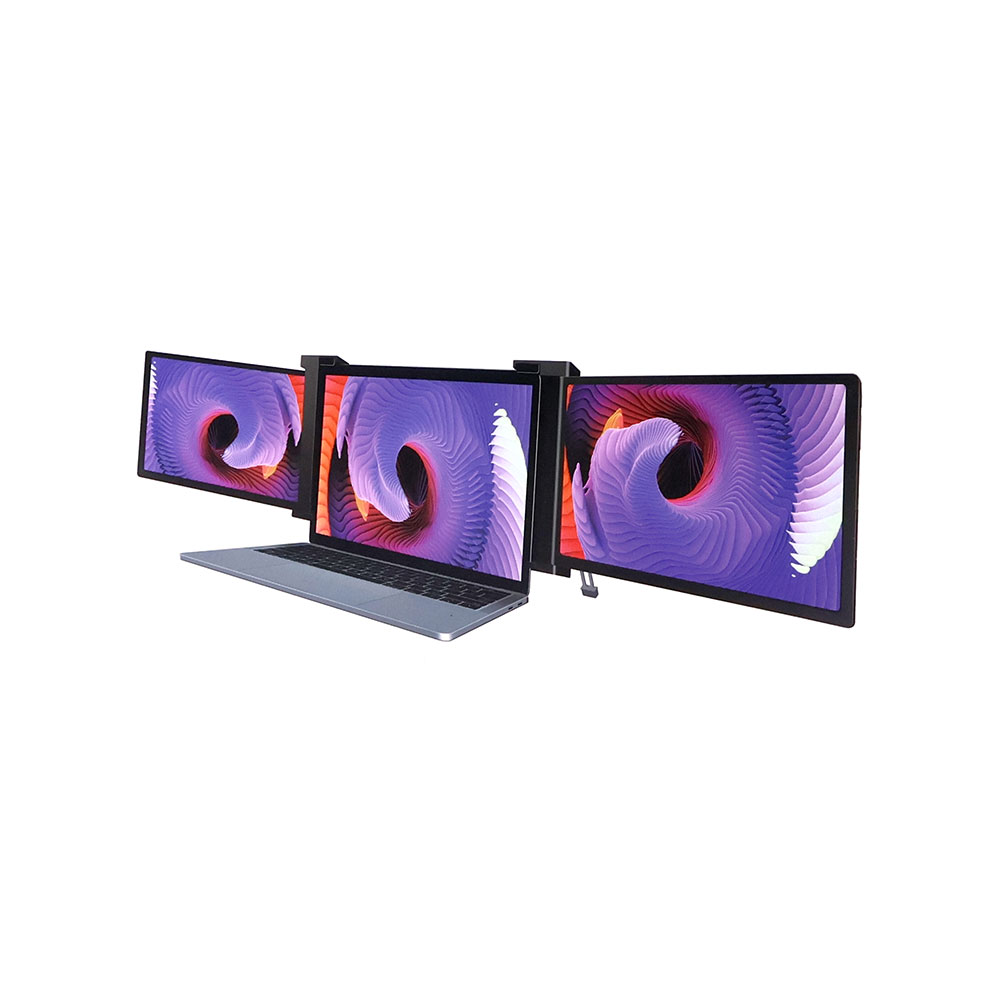 Screen Extender Laptop | Dual Portable Monitor | Foldable 12 Inch | IPS 14MS | Full HD