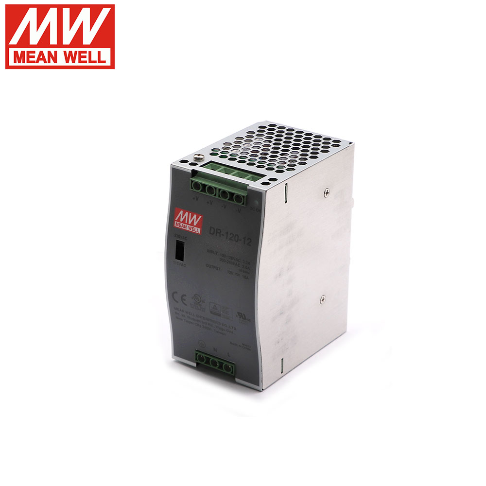 Power Supply SMPS | Rail Mount | 12V 10A | Mean Well