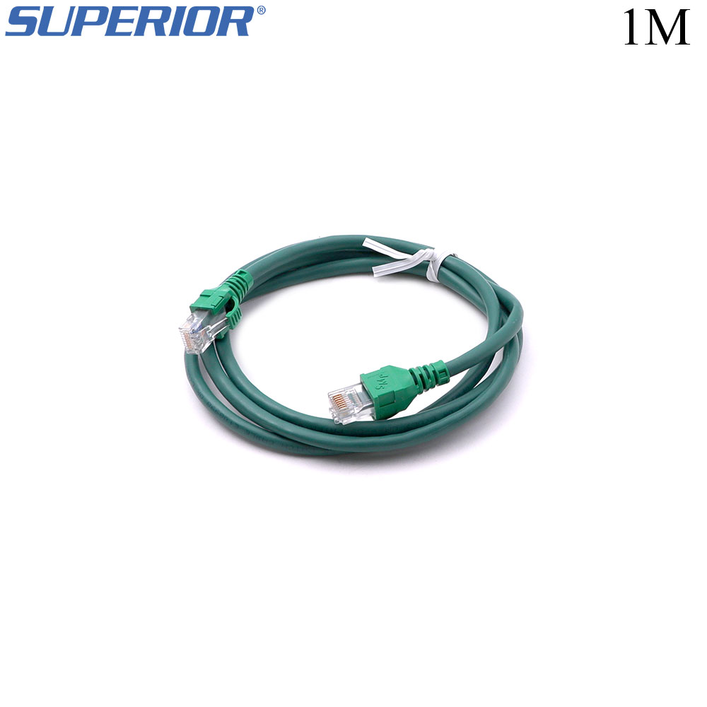Patch Cord | CAT5e | UTP | 1M | Green | Superior
