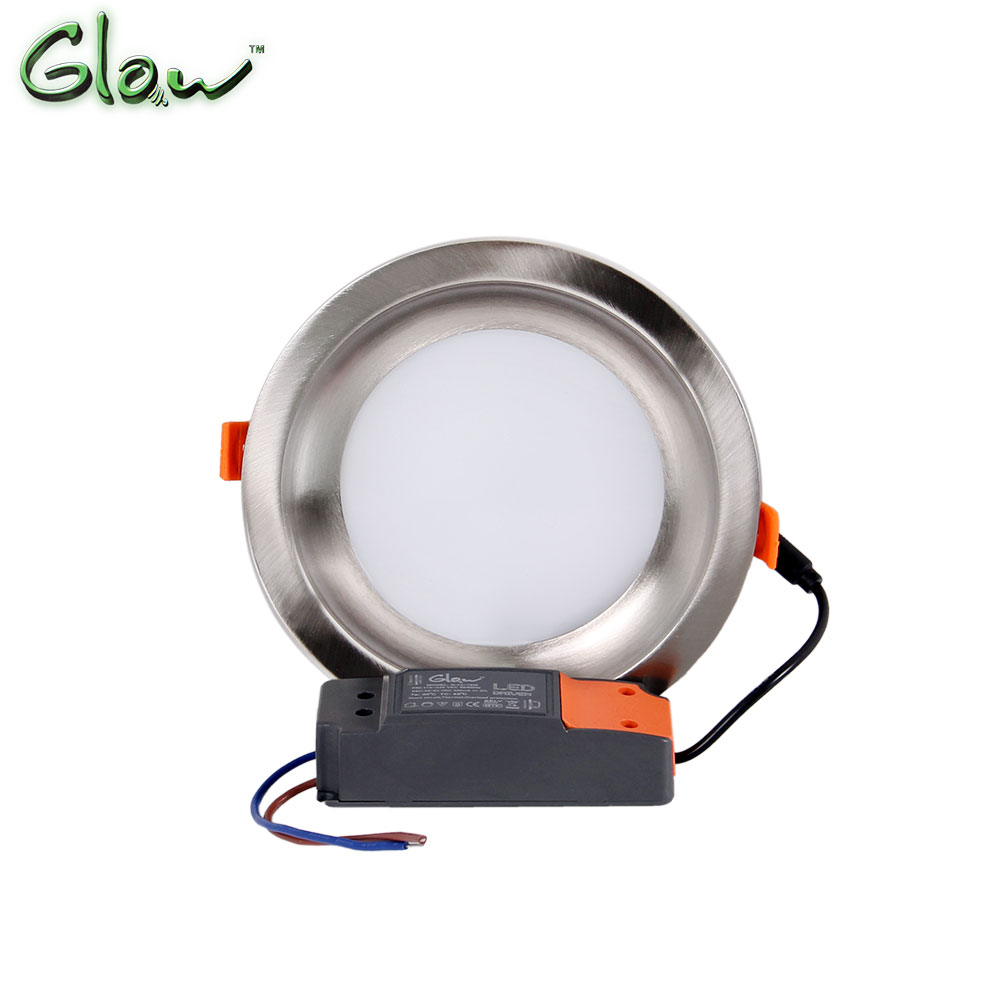 LED Panel | Round | 220V AC 16W | 140mm | Warm White | Silver Frame ...