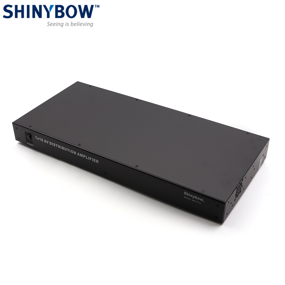 Audio Video | Splitter | 3x RCA - 16x | Shinybow | SB-3712 | HQ