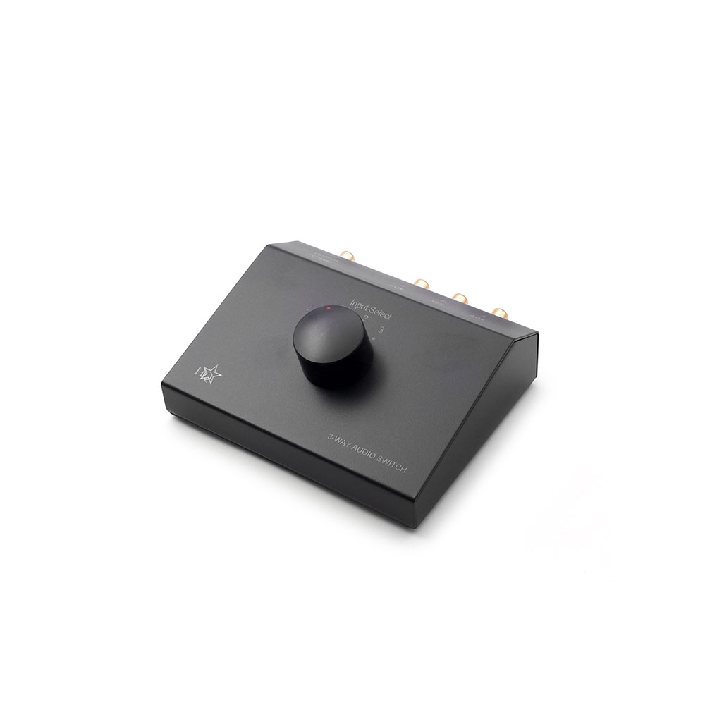 Audio Selector | Switch Stereo 3-Way | 3x RCA | HQ