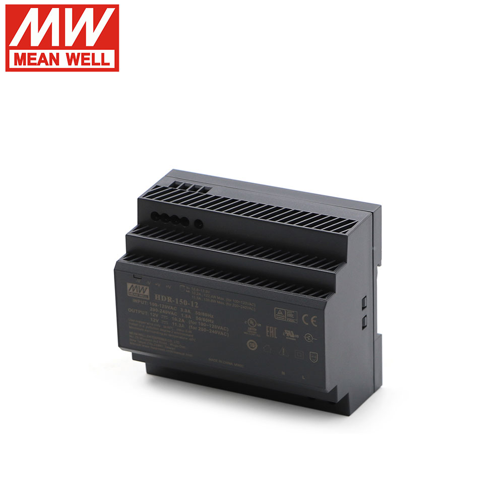 Power Supply SMPS | Rail Mount | 12V 12.5A | Mean Well