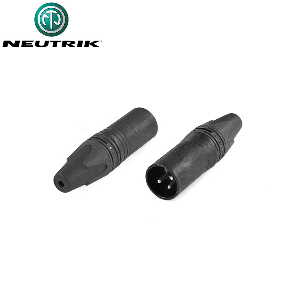 Audio Connector | XLR 3-Pin Male | Metal | Cable Mount | Neutrik