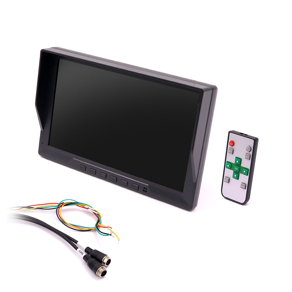 Car LCD Monitor | On-Dash | 10" | AHD | DVR | 2CH
