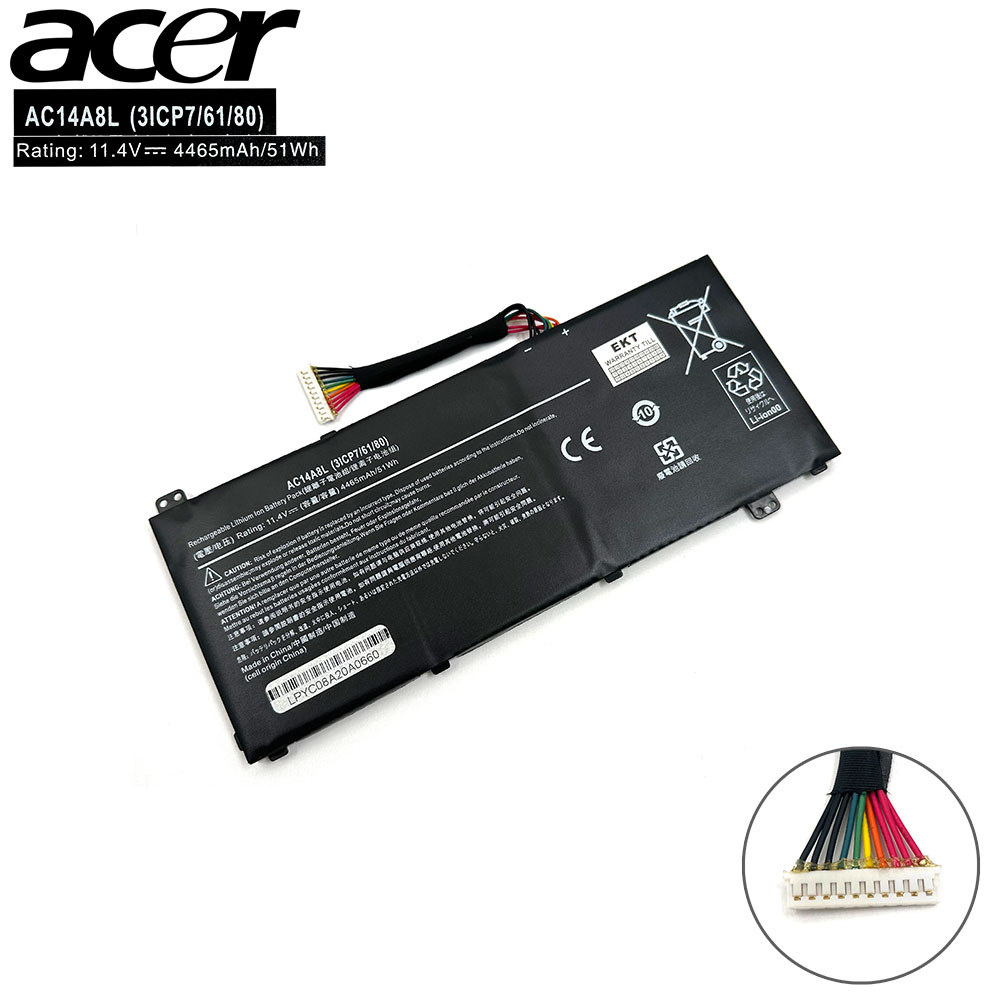 Laptop Battery | 11.4V 4.4Ah | Compatible With Acer AC14A8L