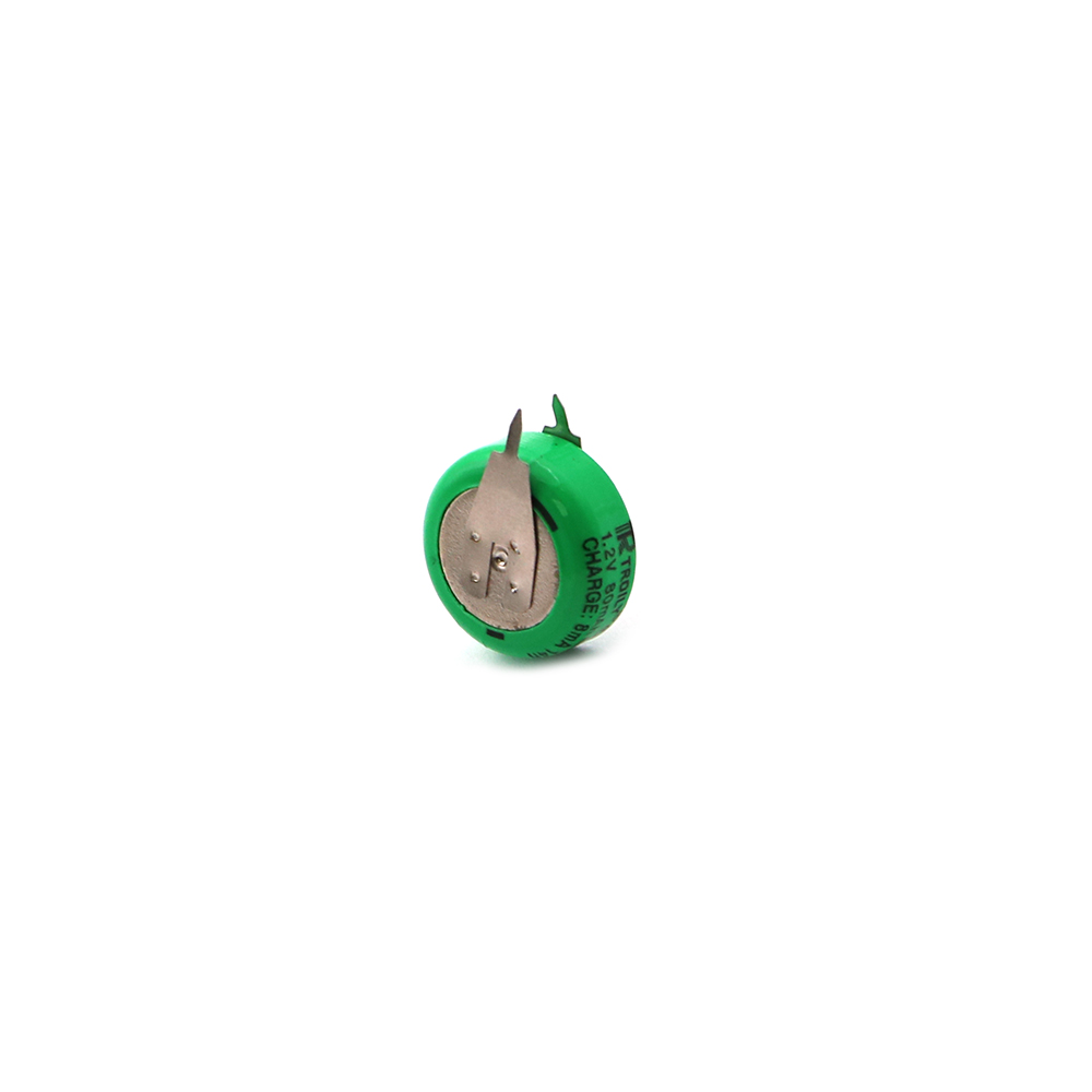 Nickel Metal Hydride Coin Battery | Ni-MH Rechargeable | 1.2V 40mA | Tag | GB