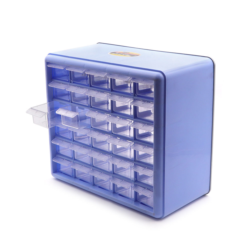 Component Storage Drawer | 290x165x323mm | 30pcs | Transparent
